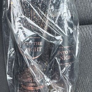 New Bath & Body Works Into the Night Set - Black and Gold